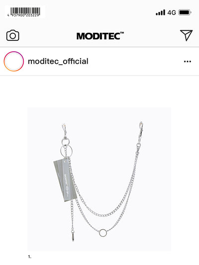 Cadena Doble Desmontable para Pantalón con Detalles Metálicos - Image 9