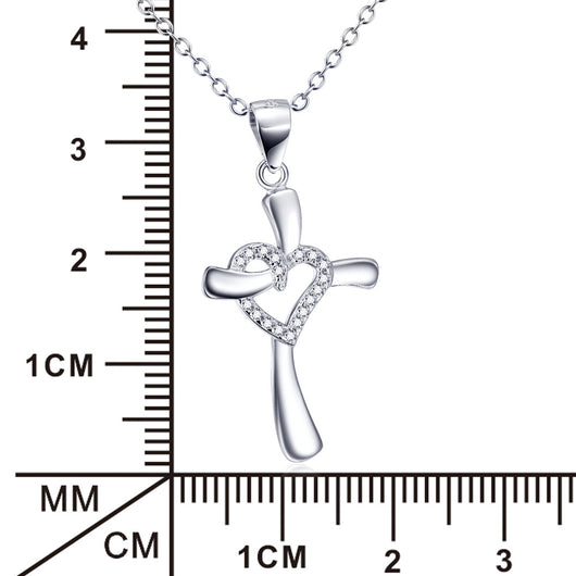 Collar Cruz Diamante Plata 925 - Colgante Religioso Cristiano - Image 7