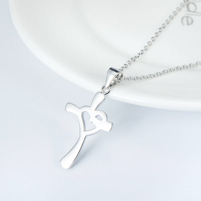 Collar Cruz Diamante Plata 925 - Colgante Religioso Cristiano - Image 9