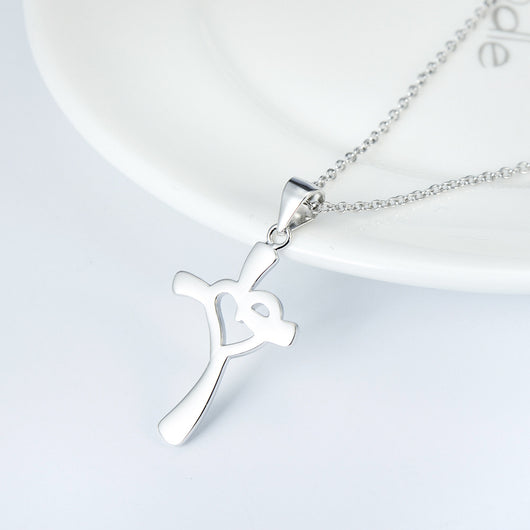 Collar Cruz Diamante Plata 925 - Colgante Religioso Cristiano - Image 9