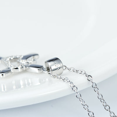 Collar Cruz Diamante Plata 925 - Colgante Religioso Cristiano - Image 3