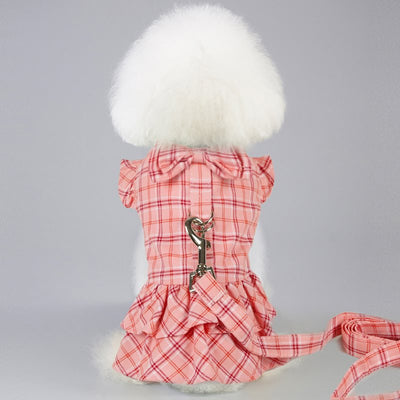Falda Chaleco Delgado para Mascotas con Correa Integrada - Image 2