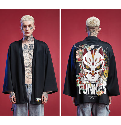 Chaqueta Cardigan Hanfu Estilo Chino - Sudadera Ligera Protección Solar Hombre - Image 8