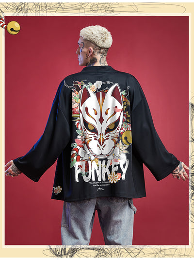 Chaqueta Cardigan Hanfu Estilo Chino - Sudadera Ligera Protección Solar Hombre - Image 3