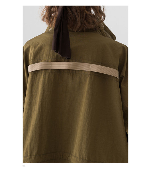 Chaqueta Táctica Multibolsillos con Costuras Reforzadas y Cierre de Cremallera - Image 8