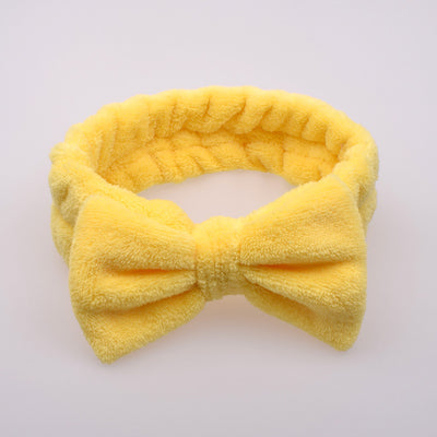 Diadema Facial de Felpa Coral - Banda Sujetadora de Cabello Mariposa para Limpieza y Maquillaje - Image 28