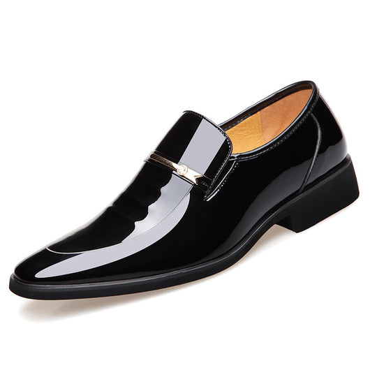 Zapatos de Cuero Patent Elegantes Punta Afilada para Hombre - Formal y Casual - Image 7