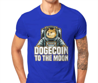 Arte Criptográfico Bitcoin Dogecoin Rumbo a la Luna Clásico - Image 16