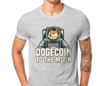 Arte Criptográfico Bitcoin Dogecoin Rumbo a la Luna Clásico - Image 18