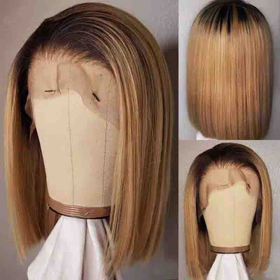 Peluca de Cabello Humano Real Largo Teñido Negro - Conjunto Completo para Mujer - Image 3