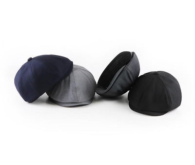 Boina Retro Clásica Unisex de Color Sólido - Image 9