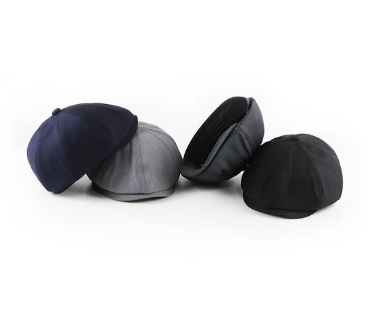 Boina Retro Clásica Unisex de Color Sólido - Image 9