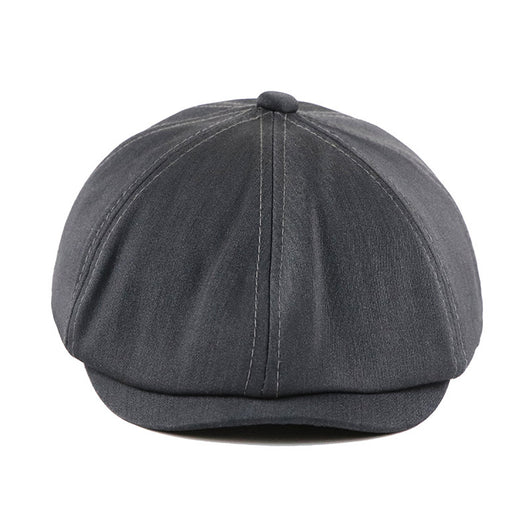 Boina Retro Clásica Unisex de Color Sólido - Image 11