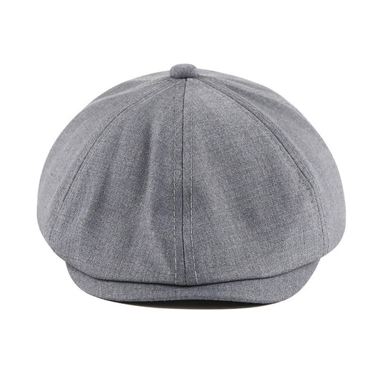 Boina Retro Clásica Unisex de Color Sólido - Image 12