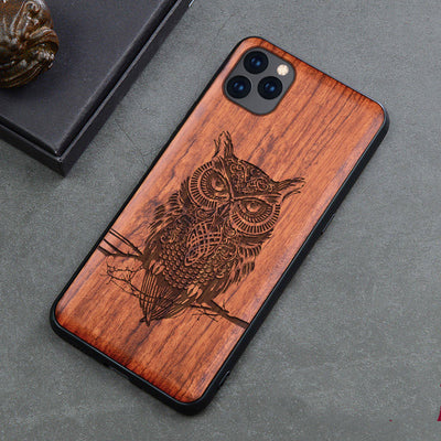 Funda Protectora iPhone 11 Pro Max Antigolpes con Grabado Retro para Hombre