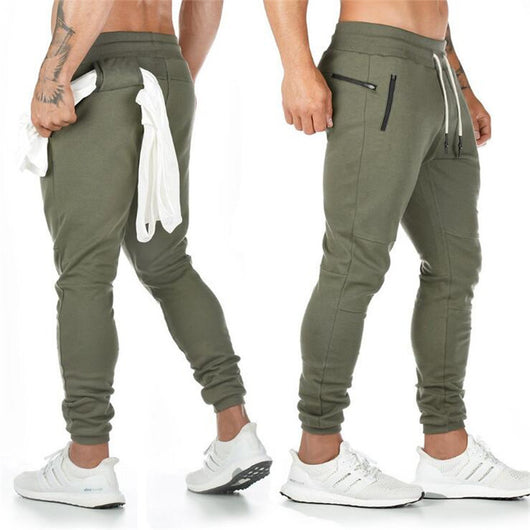 Pantalones Deportivos Hombre con Toallero Integrado para Fitness y Running