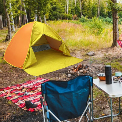 Carpa Parasol Pop-Up Anti-UV para Playa y Camping