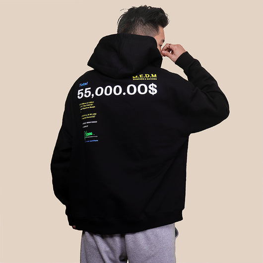 Sudadera Holgada con Capucha de Algodón Xinjiang - Estilo Hip Hop Unisex - Image 4