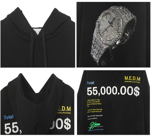 Sudadera Holgada con Capucha de Algodón Xinjiang - Estilo Hip Hop Unisex - Image 6