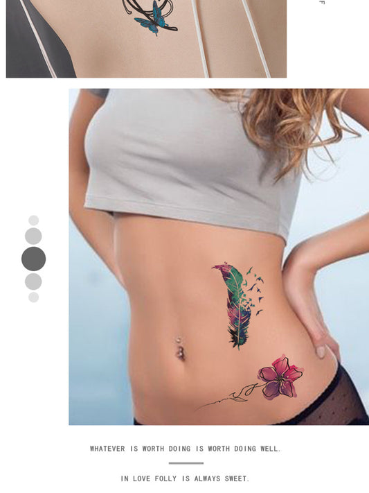 Tatuajes Temporales Impermeables Estilo Europeo y Americano - Image 2