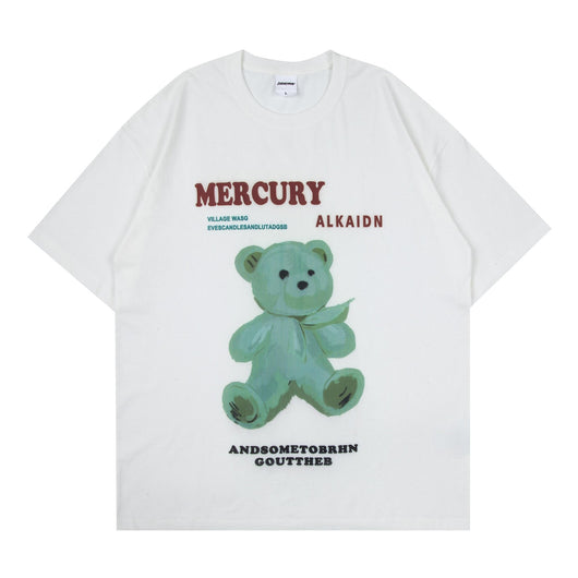 Playera Unisex Estampado Oso Cartoon - Cómoda y Versátil para el Verano - Image 10