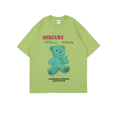 Playera Unisex Estampado Oso Cartoon - Cómoda y Versátil para el Verano - Image 3