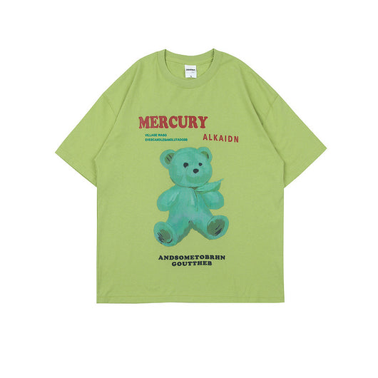 Playera Unisex Estampado Oso Cartoon - Cómoda y Versátil para el Verano - Image 3