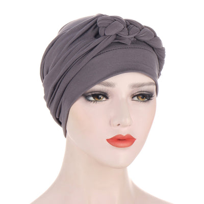 Turbante Trenzado Multicolor Suave - Gorro Musulmán y Oncológico - Image 7