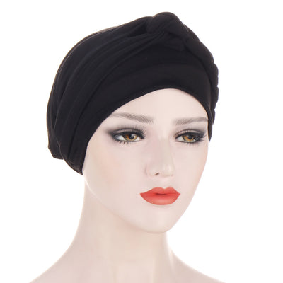 Turbante Trenzado Multicolor Suave - Gorro Musulmán y Oncológico