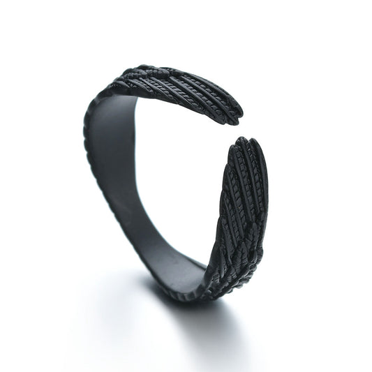 Anillo de Alas de Ángel Hip Hop para Hombre