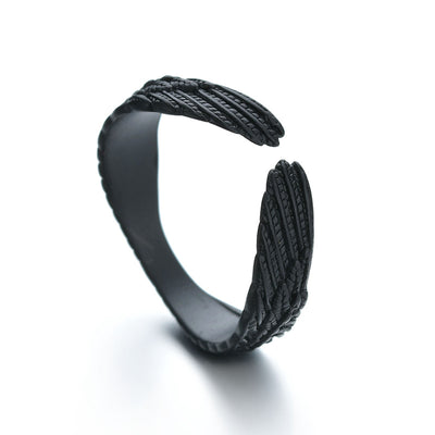 Anillo de Alas de Ángel Hip Hop para Hombre