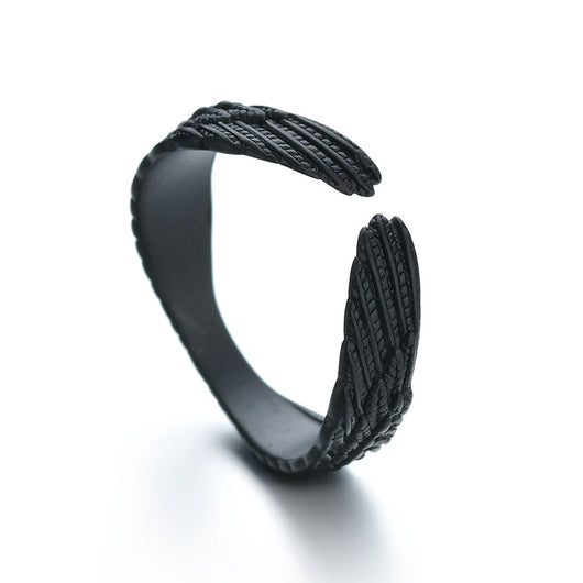 Anillo de Alas de Ángel Hip Hop para Hombre