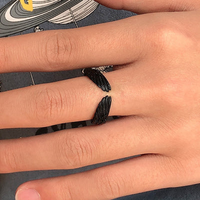 Anillo de Alas de Ángel Hip Hop para Hombre - Image 2