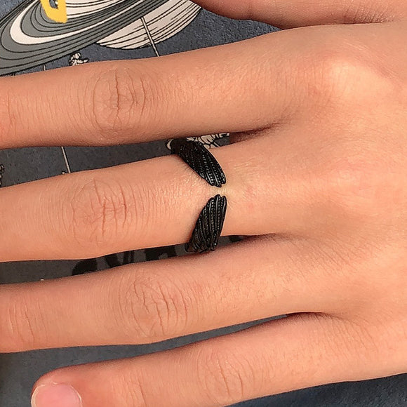 Men's Hip Hop Angel Wings Ring