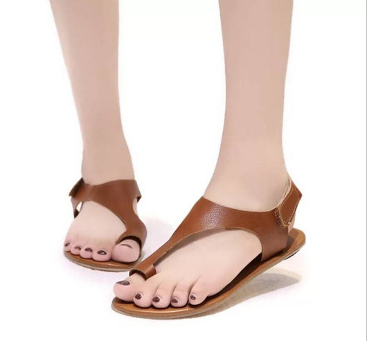 Sandalias Planas Velcro Estilo Europeo para Mujer - Cómodas y Versátiles - Image 6