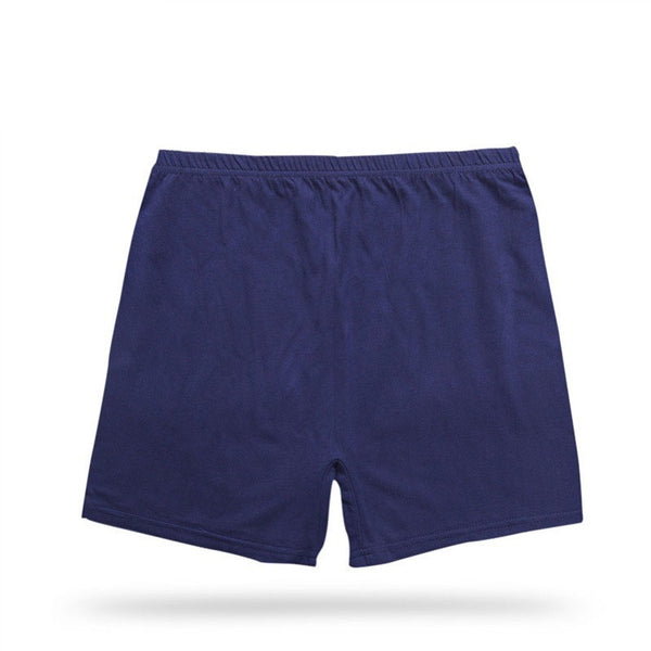 Calzoncillos Boxer de Algodón Suave para Hombres Mayores Talla Grande - Image 3