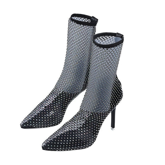 Sandalias de Tacón Stiletto con Malla Calada - Diseño Europeo Sexy Talla Grande - Image 12