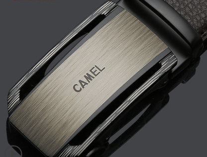 Cinturón de Cuero para Hombre con Hebilla Automática - Correa de Gamuza Casual - Image 8
