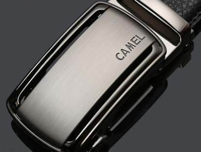 Cinturón de Cuero para Hombre con Hebilla Automática - Correa de Gamuza Casual - Image 9