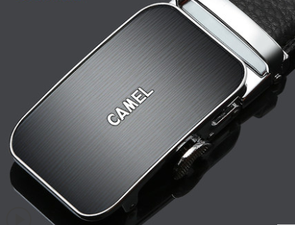 Cinturón de Cuero para Hombre con Hebilla Automática - Correa de Gamuza Casual - Image 12