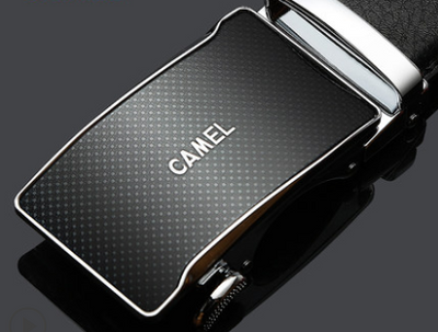 Cinturón de Cuero para Hombre con Hebilla Automática - Correa de Gamuza Casual - Image 15