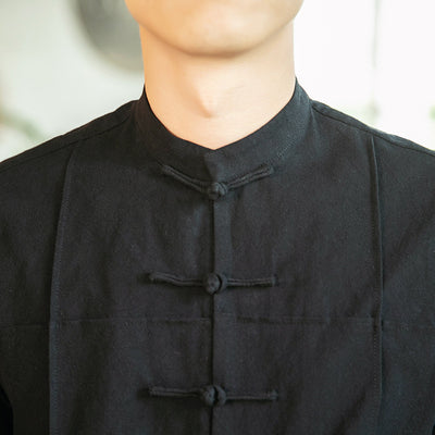 Camisa de Manga Larga en Algodón y Lino - Image 10