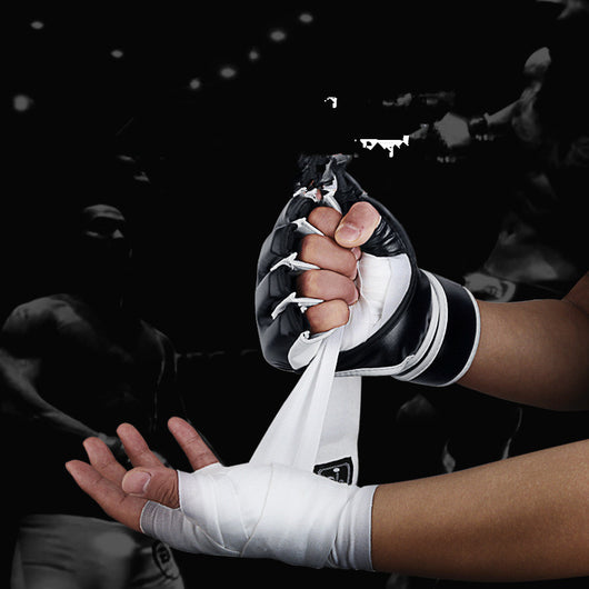 Guantes de Boxeo Mitad Dedo para Entrenamiento MMA, Muay Thai y Sanda - Image 4