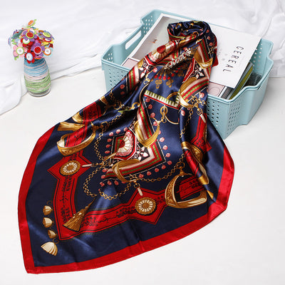Pañuelo de Seda Estampado para Cabello - Bandana Cuadrada 90x90 cm - Image 2
