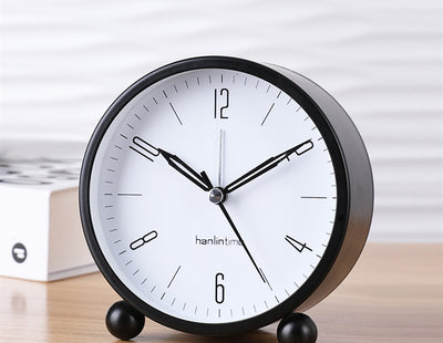 Reloj Despertador Silencioso Creativo para Estudiantes - Reloj de Mesita Luminoso - Image 10
