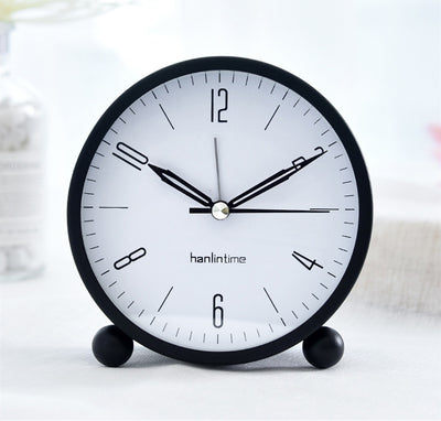 Reloj Despertador Silencioso Creativo para Estudiantes - Reloj de Mesita Luminoso - Image 9