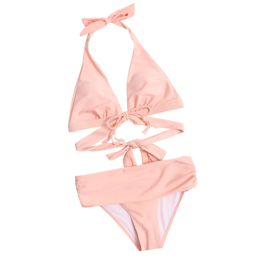Traje de Baño Bikini Cintura Alta con Abertura Lateral - Image 5