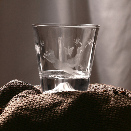 Vaso de Vidrio Versátil para Agua, Té, Cerveza y Bebidas del Hogar