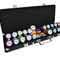 Juego de Fichas de Póker Texas Hold'em Profesional 14g - Set Completo para Casino