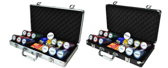 Juego de Fichas de Póker Texas Hold'em Profesional 14g - Set Completo para Casino